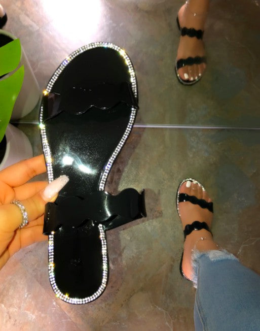 BLACK Sienna Sandals