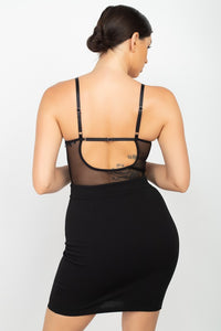 Laced Out Dress - Black