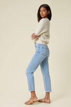 Load image into Gallery viewer, Distressed Mom Jean
