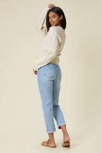 Load image into Gallery viewer, Distressed Mom Jean
