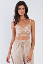 Load image into Gallery viewer, Lexy Cropped Cami Bralette - Nude

