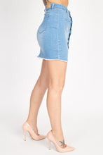 Load image into Gallery viewer, Button Up Denim Skirt
