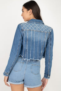 Blinged Out Denim Jacket