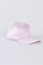 Load image into Gallery viewer, Light Pink Satin Baseball Cap
