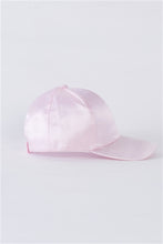 Load image into Gallery viewer, Light Pink Satin Baseball Cap
