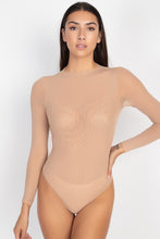 Load image into Gallery viewer, In A Mesh Mood Bodysuit - Nude
