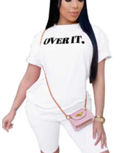 Load image into Gallery viewer, SO OVER IT T-SHIRT -  WHITE
