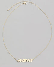 Load image into Gallery viewer, MAMA Print Charm Necklace
