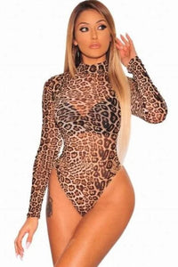 Wild Babe Bodysuit - Leopard
