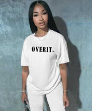 Load image into Gallery viewer, SO OVER IT T-SHIRT -  WHITE
