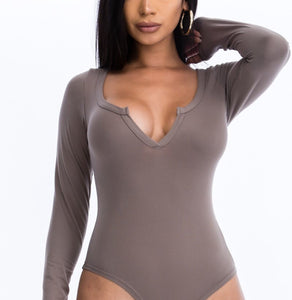 Selene Bodysuit - Taupe
