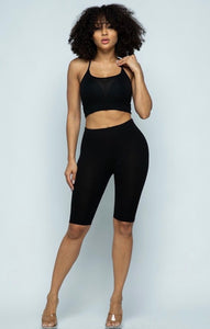 All Day Black Biker Shorts