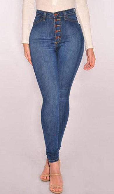 Classic Curvy Button Up Jeans