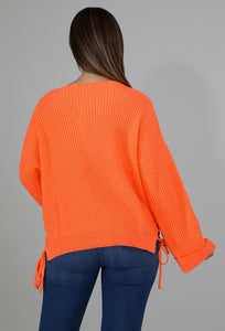 Keep Me Warm Sweater - Orange